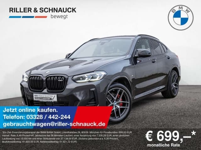 BMW X4 M - 40i LASER+STANDHZG+AHK+PANO SITZBEL&Uuml;FTUNG