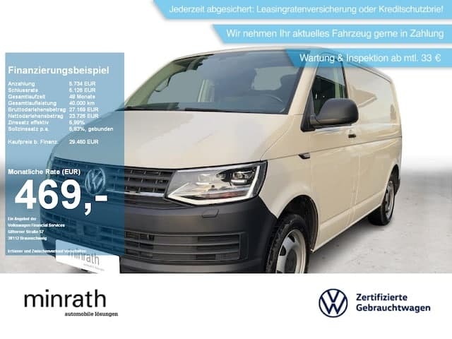 Volkswagen T6 Transporter - Kasten kurzer Radstand