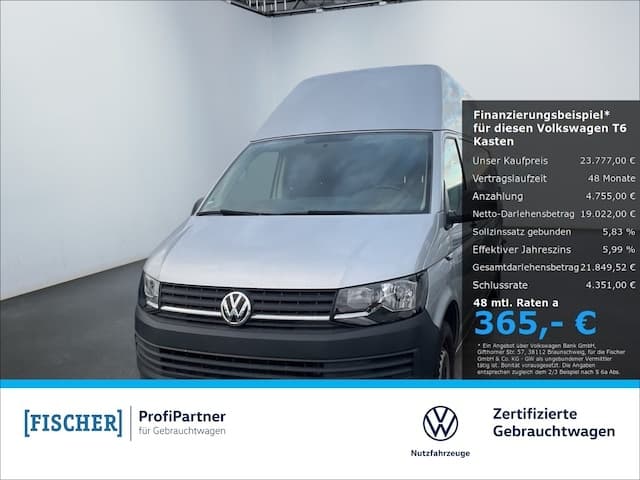 Volkswagen T6 Transporter - Kasten langer Radstand